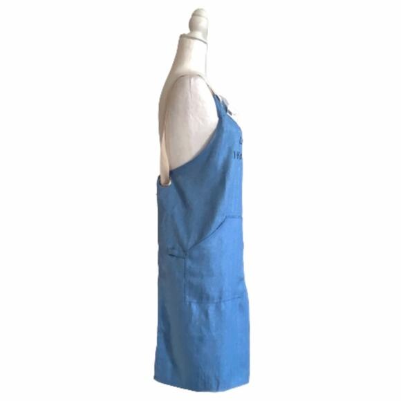Manual Woodworkers Weavers Apron Blue I Know Everything Apron One Size NEW - Picture 6 of 10